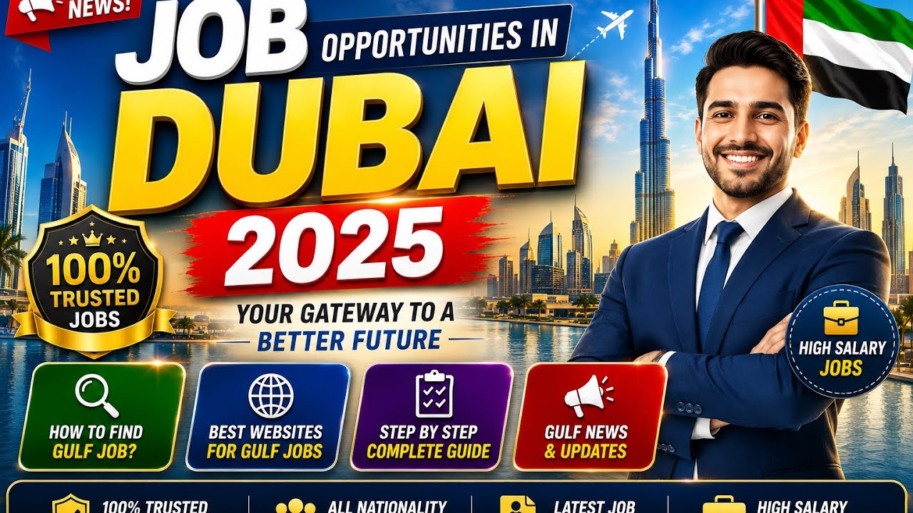 Job Opportunities in Dubai 2025 | How to find Gulf Job | Best Websites For Gulf Jobs | Gulf News