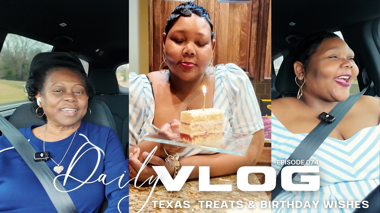 Birthday Road Trip to Texas, Mom Chats & Gluten-Free Finds | Daily Vlog 074
