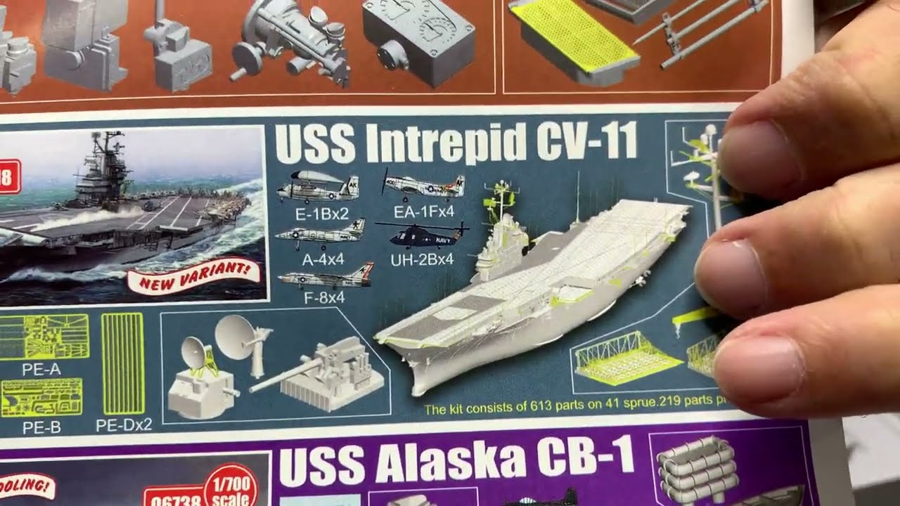 1/350 USS Intrepid CV11 Trumpeter kit review