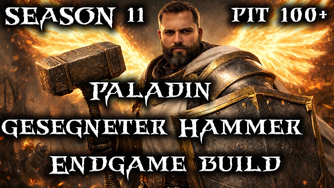 Diablo 4 - Paladin Gesegneter Hammer - Endgame Build - Season 11 | #diablo4
