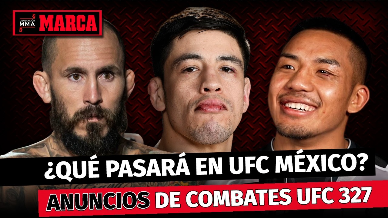 ¡PELIGRO! NARCOS al ACECHO de UFC MEXICO ESTE SÁBADO - POLÉMICA con los ANUNCIOS de UFC 327 MIAMI