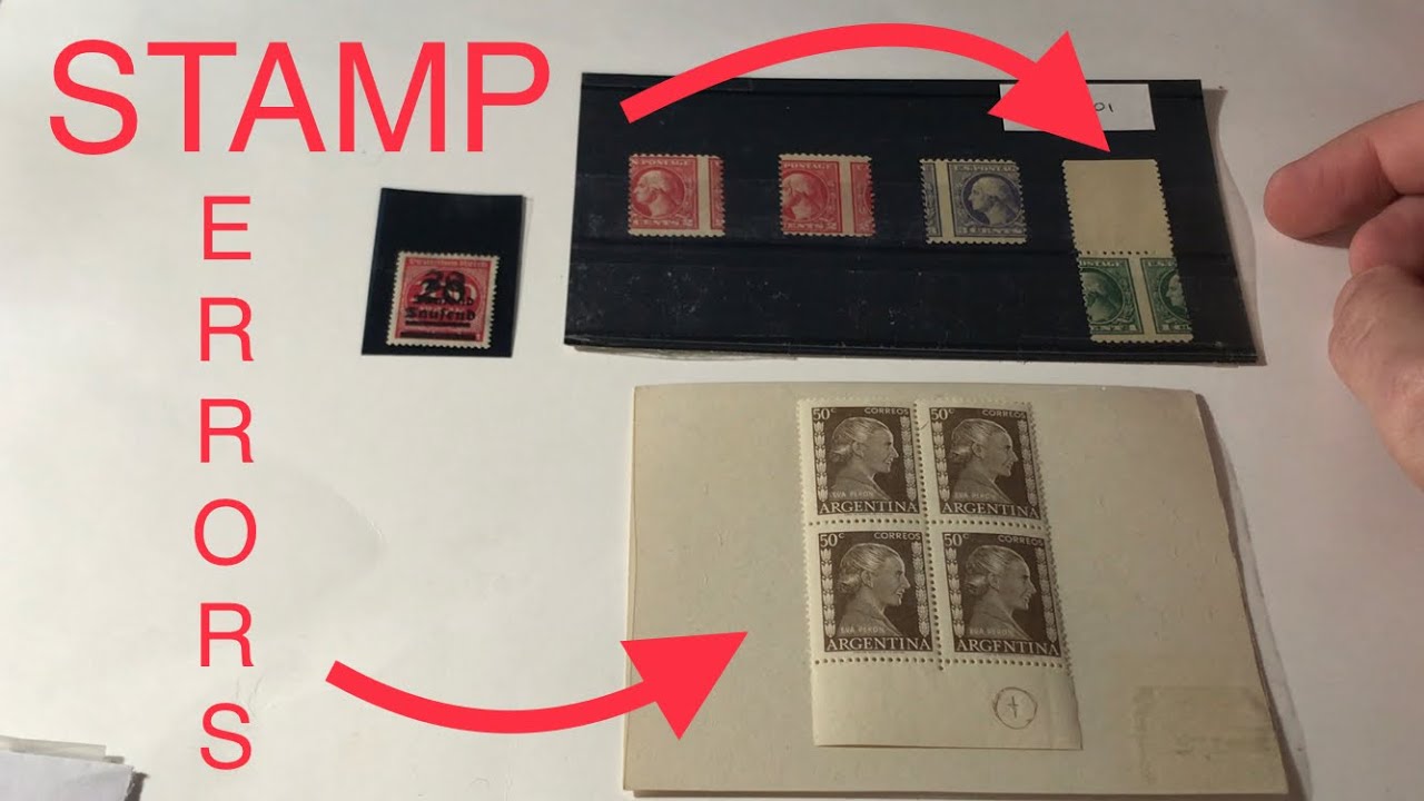 Stamp Errors in My Collection!