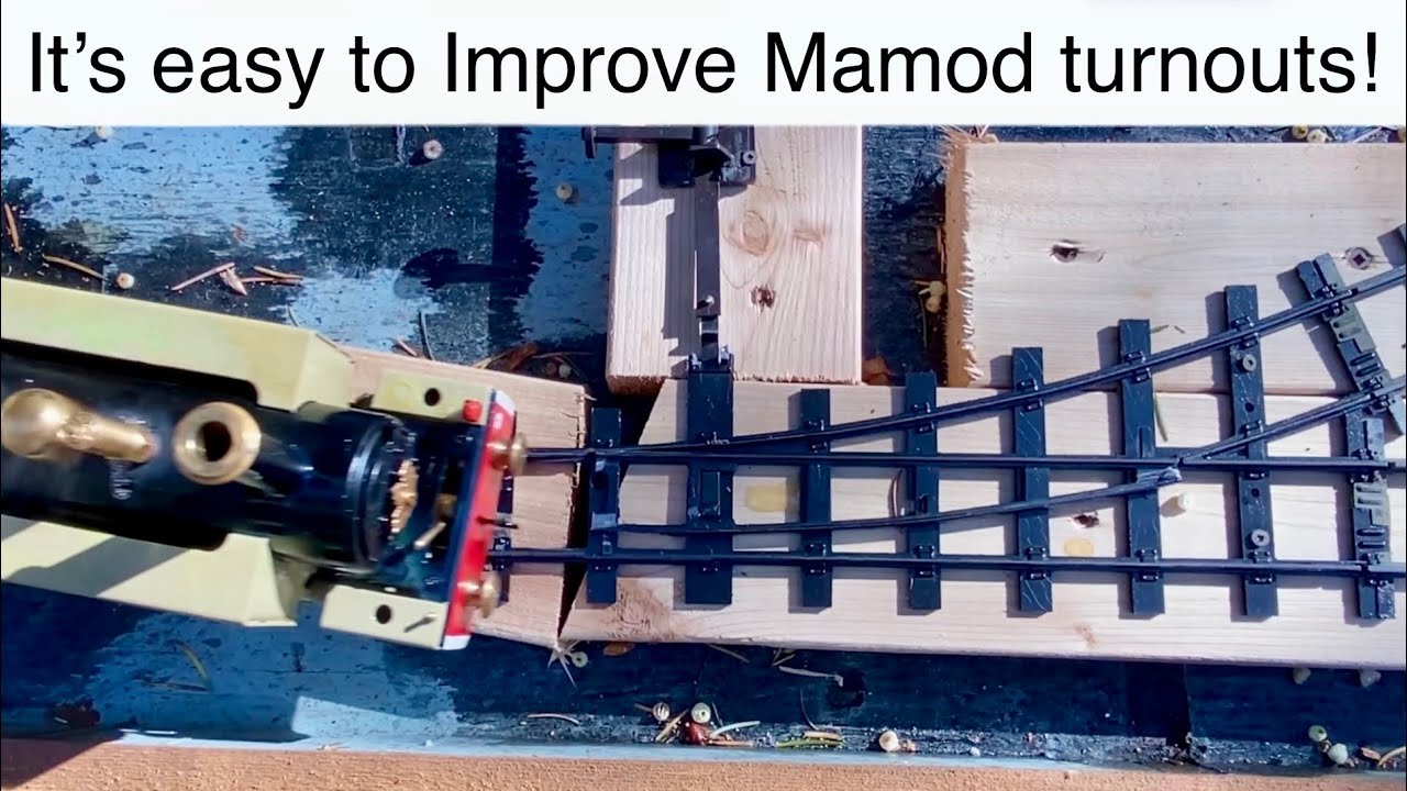 Victoria BC: Make Mamod Switch Points Work Flawlessly - It’s Easy! (More in description)