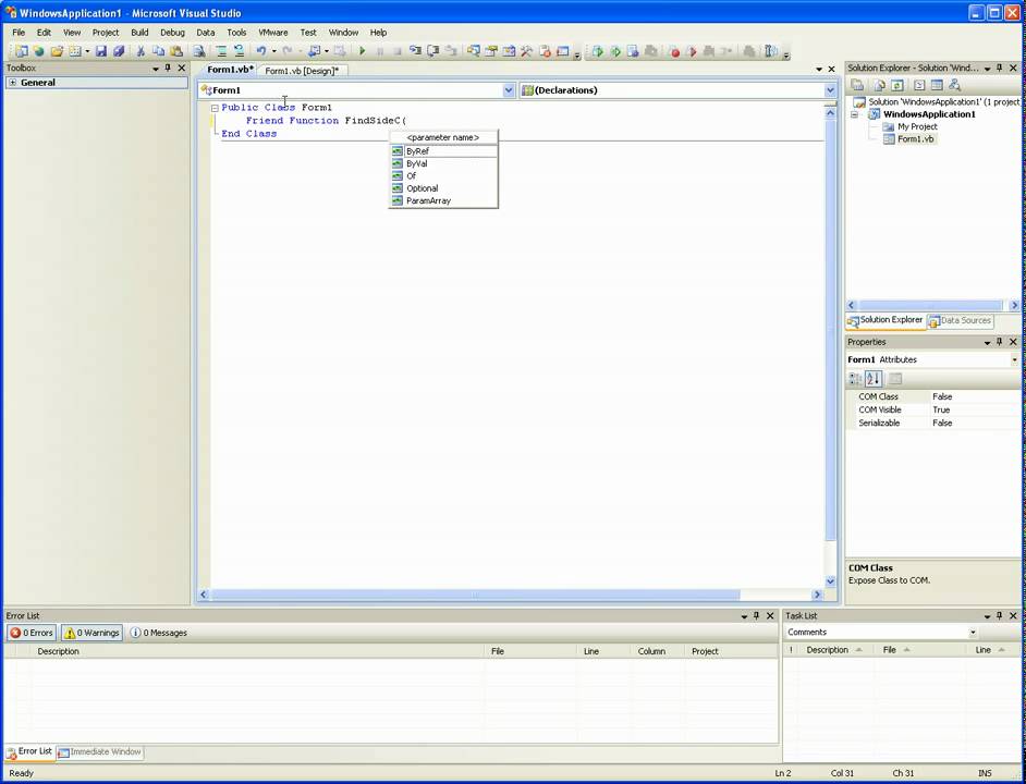 Visual Basic .net Tutorial 9 - Revisiting Functions