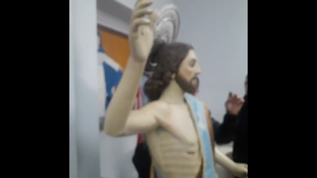 Torna nella Chiesa di San Giovanni Bosco la statua di Gesù Risorto restaurata. Pasqua 2023