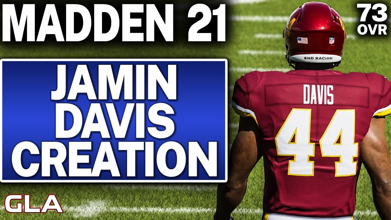 LB Jamin Davis Creation || Kentucky || Madden 21 #2021nfldraft #Madden21 #Creation #GLA