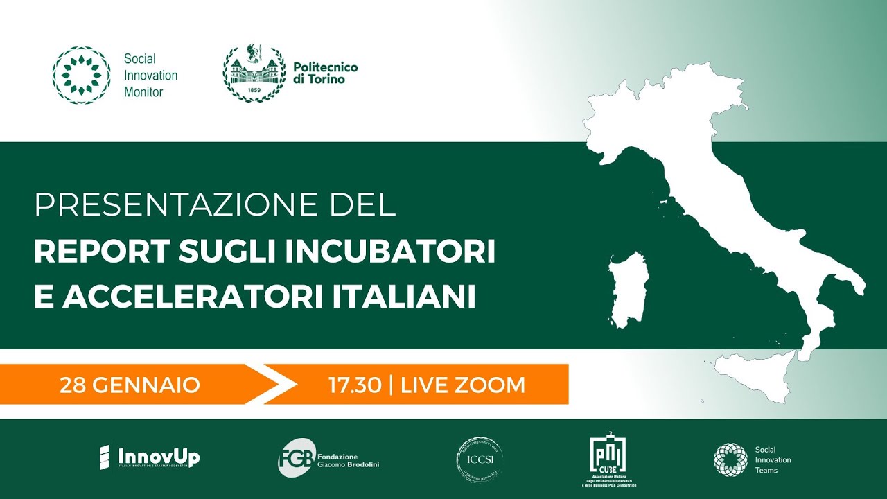 Tavola rotonda - Webinar di presentazione del Report sugli incubatori e acceleratori in Italia 2025