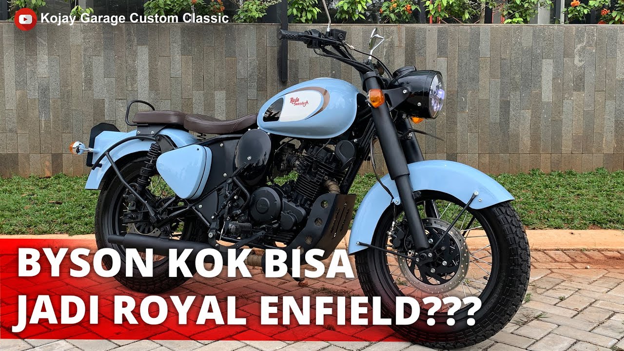 YAMAHA BYSON JADI ROYAL ENFIELD VINTAGE REDA SERIES | KOJAY GARAGE