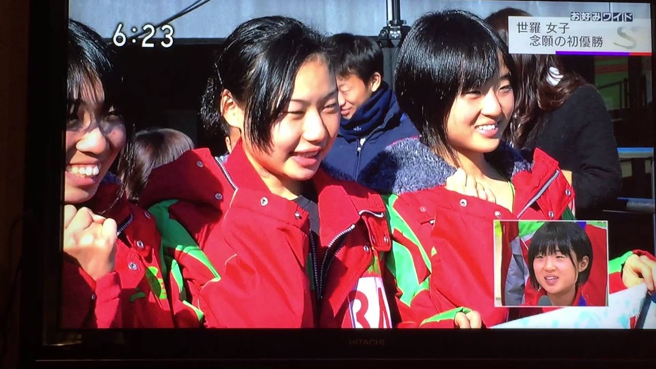 2015 12/21 おこのみワイド　世羅高陸上部出演