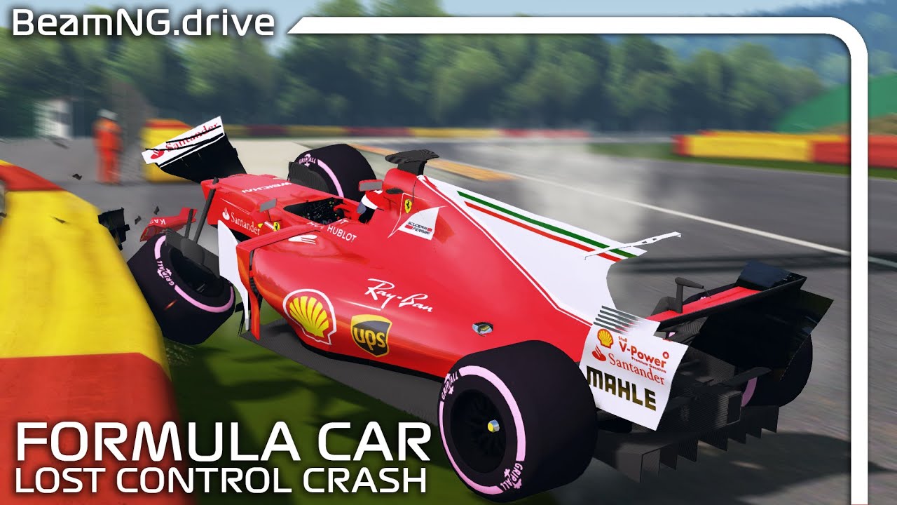Formula Car Lost Control Crashes#3 |  BeamNG.drive | F1mod(FR17)