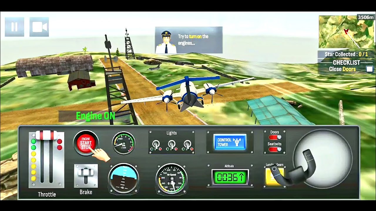 Plane Simulator 3d Plane Crash Impossible Landing|Mission Fail 