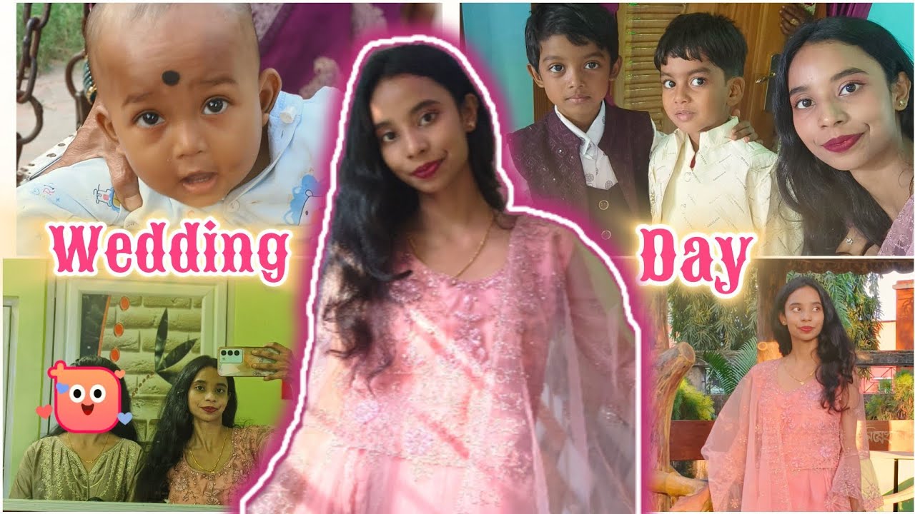 Wedding day 💒💍 #trending #wedding #vlog @Shahanajs_diary 