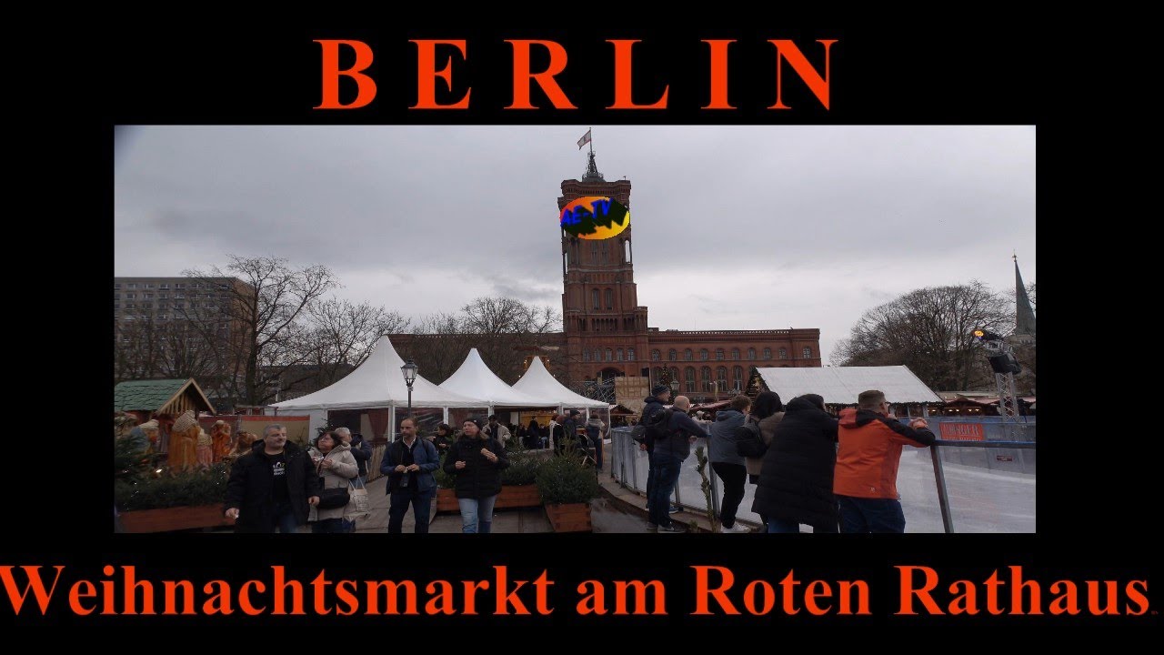 Berlin Mitte  -  Weihnachtsmarkt am Roten Rathaus 2025