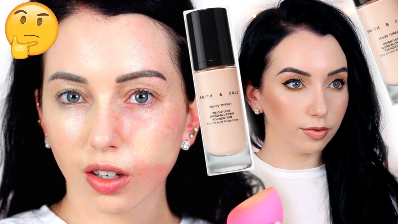 Smith & Cult Veiled Threat Micro-Blurring FOUNDATION {First Impression Review & 10 HR Wear Test}