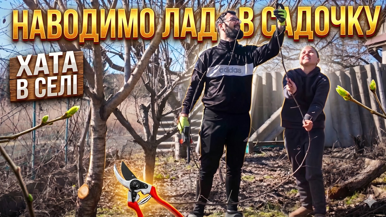 Купили акумуляторну пилку! Порядок на городі та знахідки в саду.
