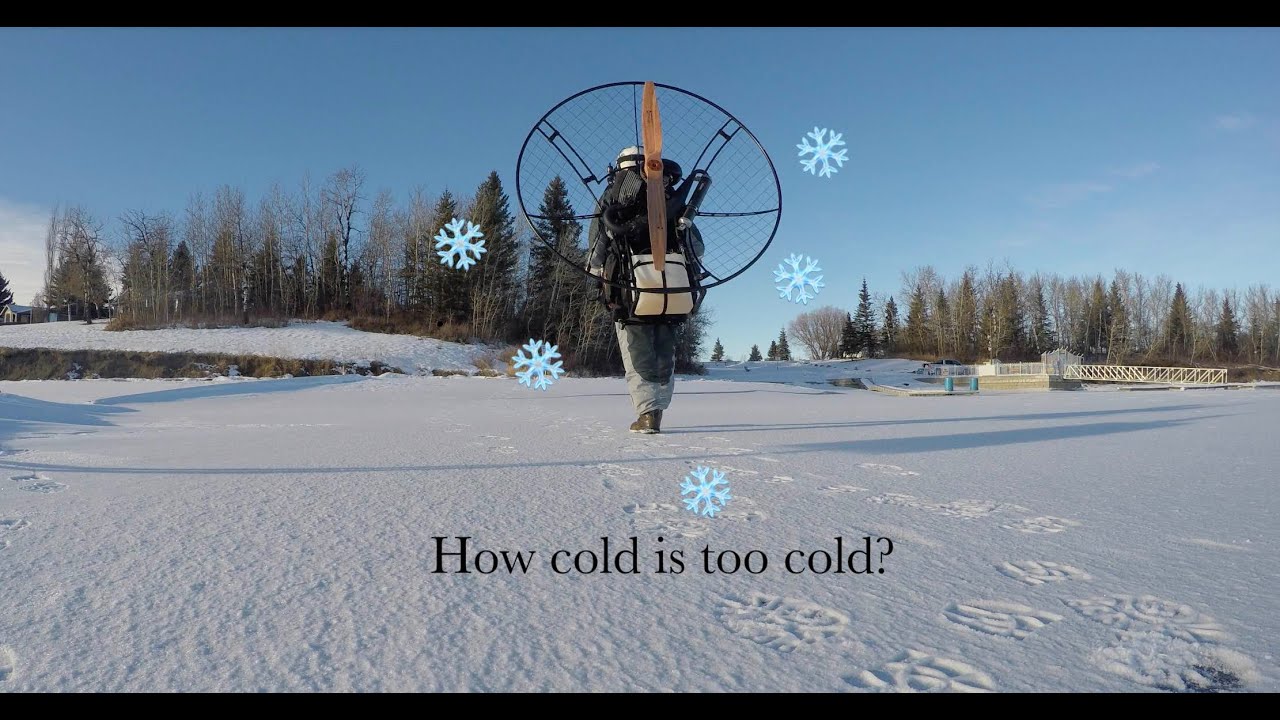 Sub-zero Paramotor engine break in.