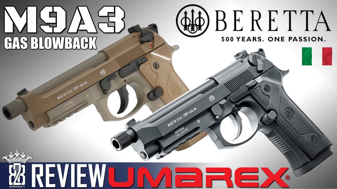 Umarex KWC Beretta M9A3 FM CO2 GBB Pistole - Airsoft Review Deutsch