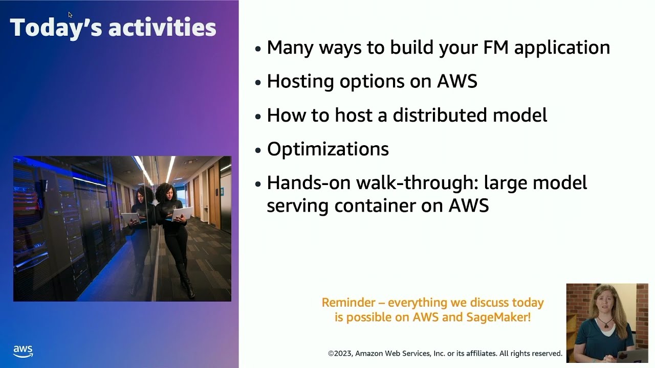 Generative AI Foundations on AWS | Part 7: Deploying a foundation model