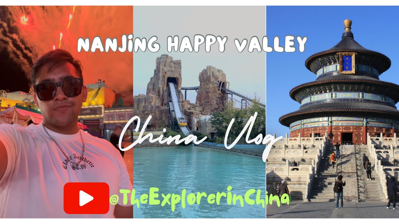 Nanjing Happy Valley 🎡🎢|| CHINA 🇨🇳