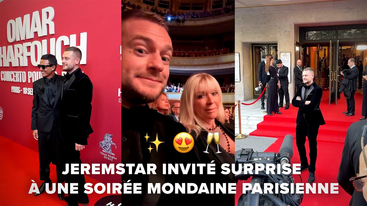 JEREMSTAR INVITÉ SURPRISE À UNE SOIRÉE MONDAINE PARISIENNE