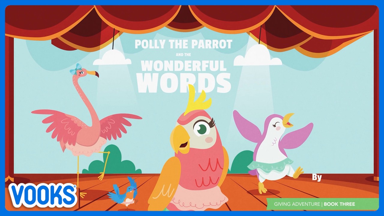 Polly the Parrot and the Wonderful Words! | Read Aloud Kids Book | Vooks Narrated Storybooks