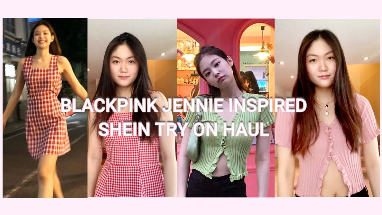 BLACKPINK JENNIE inspired SHEIN try-on haul!