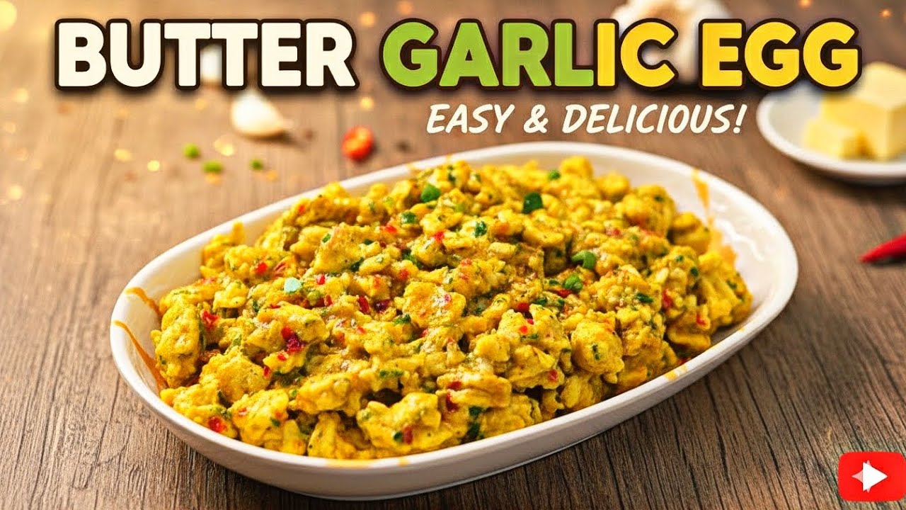झकास Hotel Style Butter Garlic Eggs | झटपट आणि सुपर टेस्टी बटर लसूण अंडी | Easy Recipe
