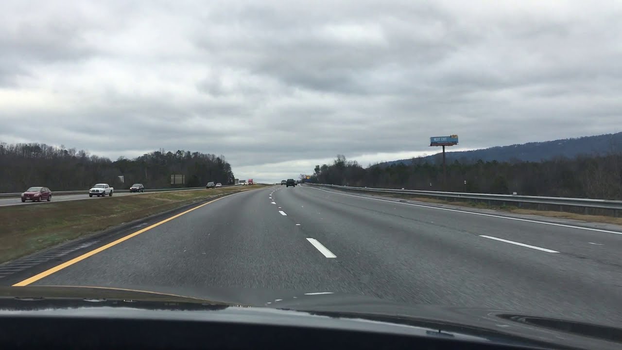 Driving on I-24 from Georgia into Tennessee