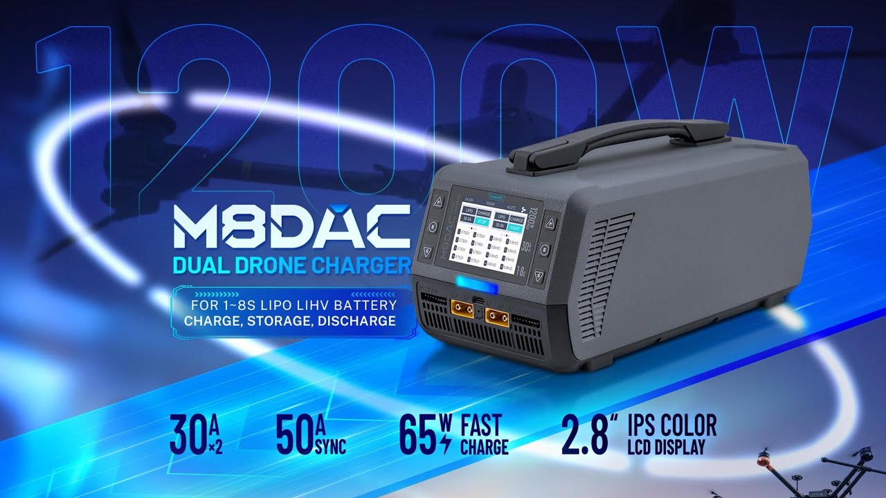 M8DAC Dual Drone Charger