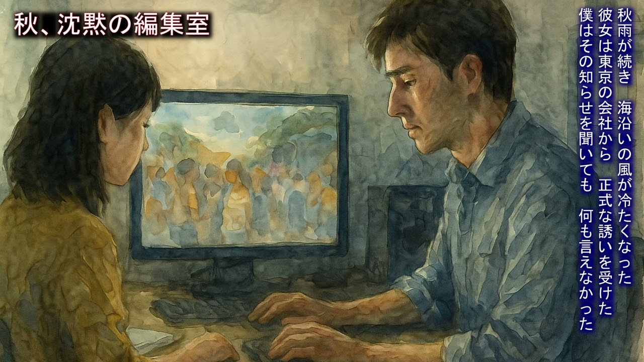 富山、共に創った夢が雪に溶けた夜　静かな別れと再生の四季物語、フリー映像クリエイター