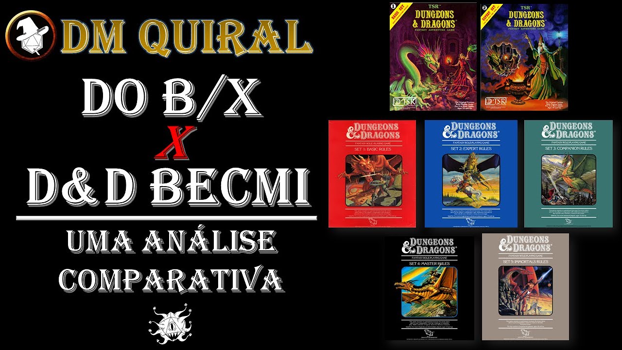 D&D BX x D&D BECMI - Uma an&aacute;lise comparativa