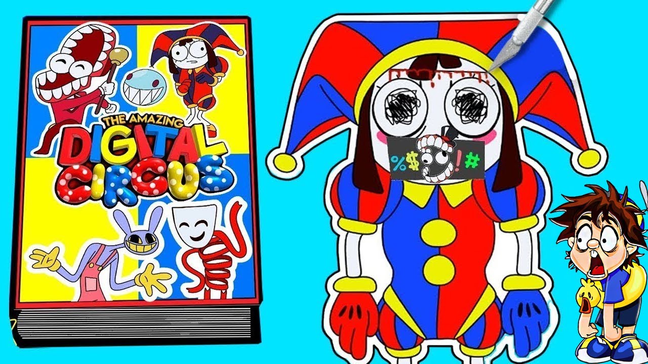 DIY LIBRO de AMAZING DIGITAL CIRCUS | Libro de Juegos con Jelly
