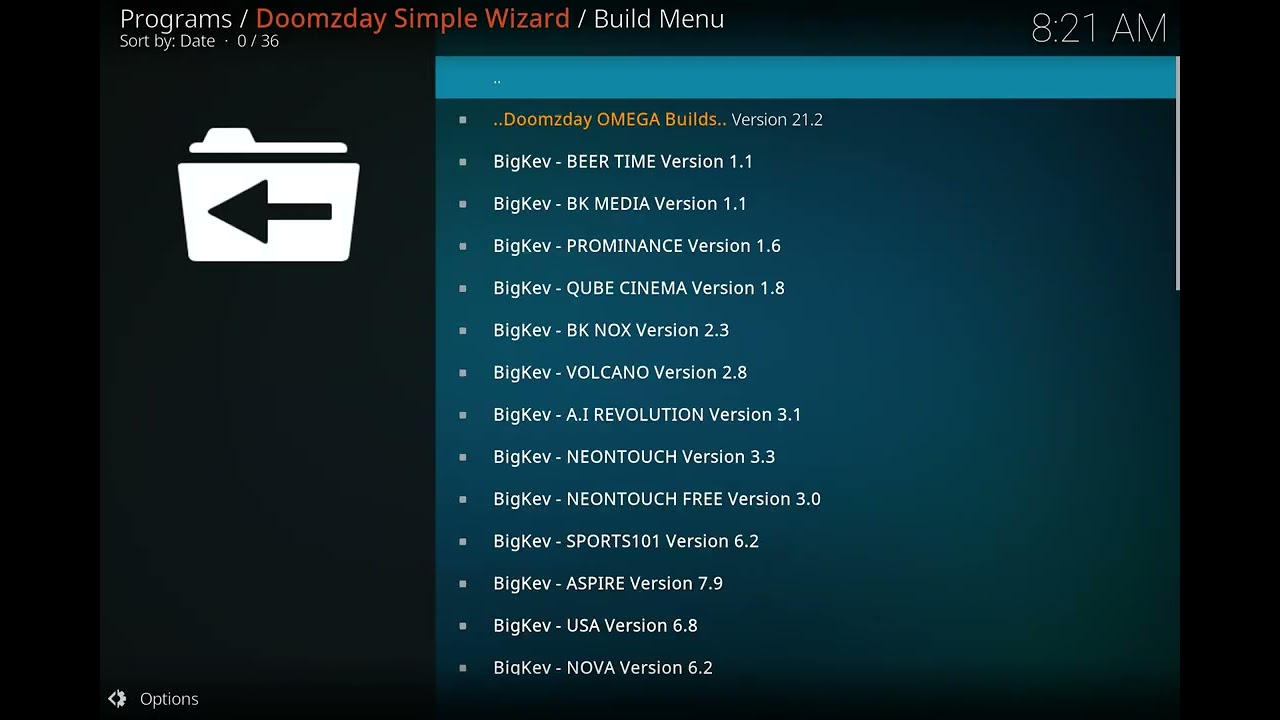 Kodi Builds, channel