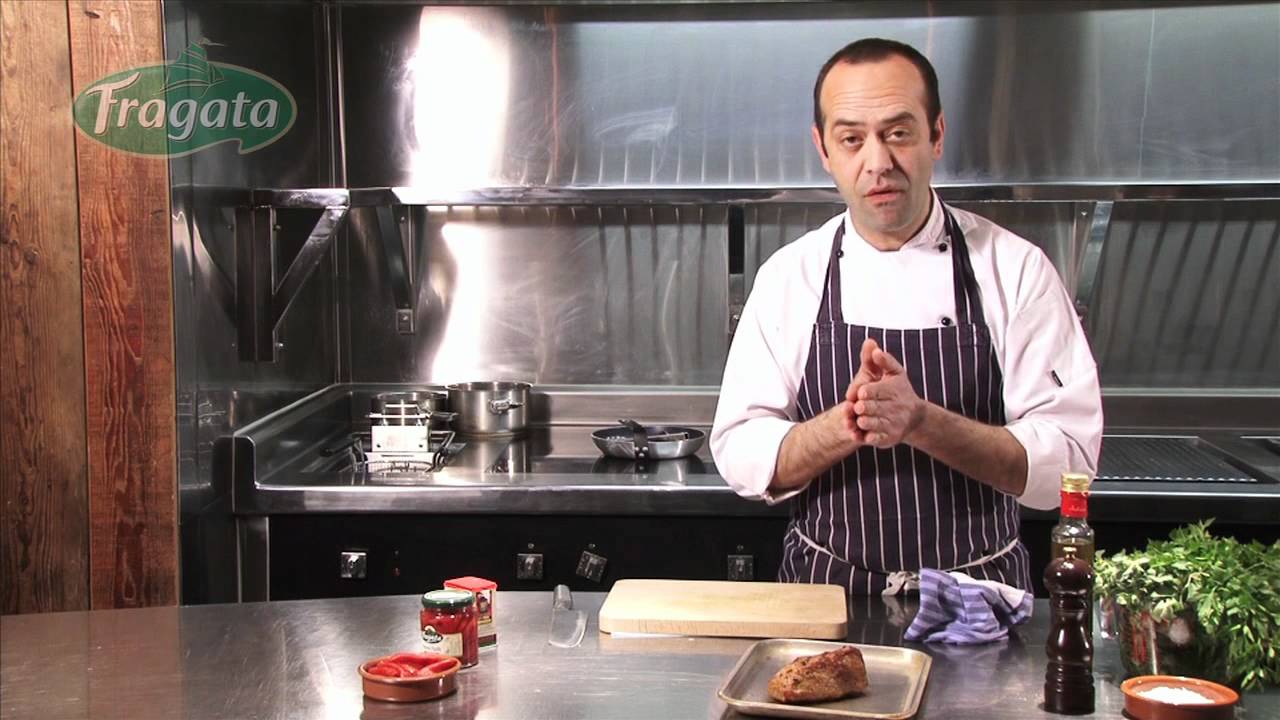 Cook along with José Pizarro: Marinated pork fillet with Fragata pimiento piquillo peppers
