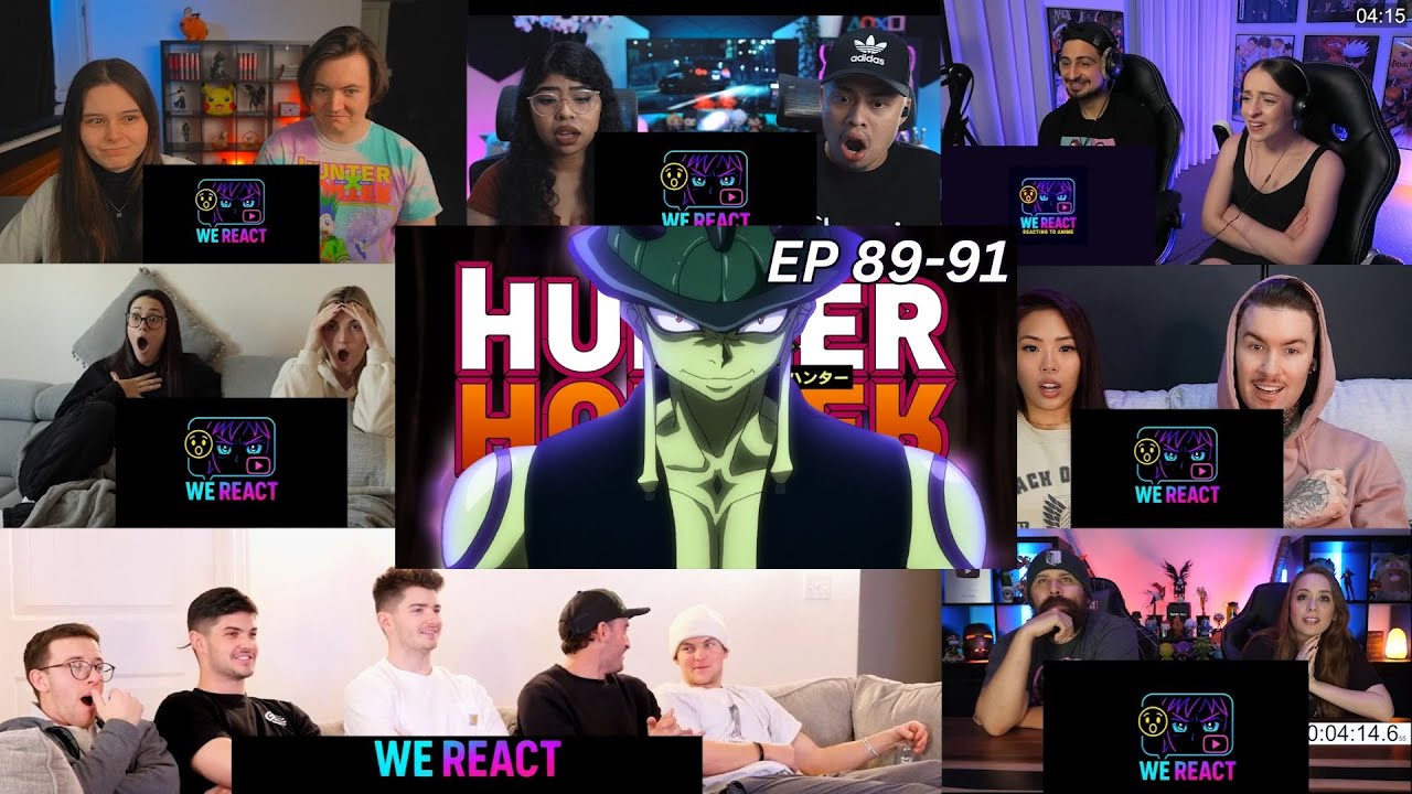 Hunter x Hunter Episode 89-90-91 | Reaction Mashup