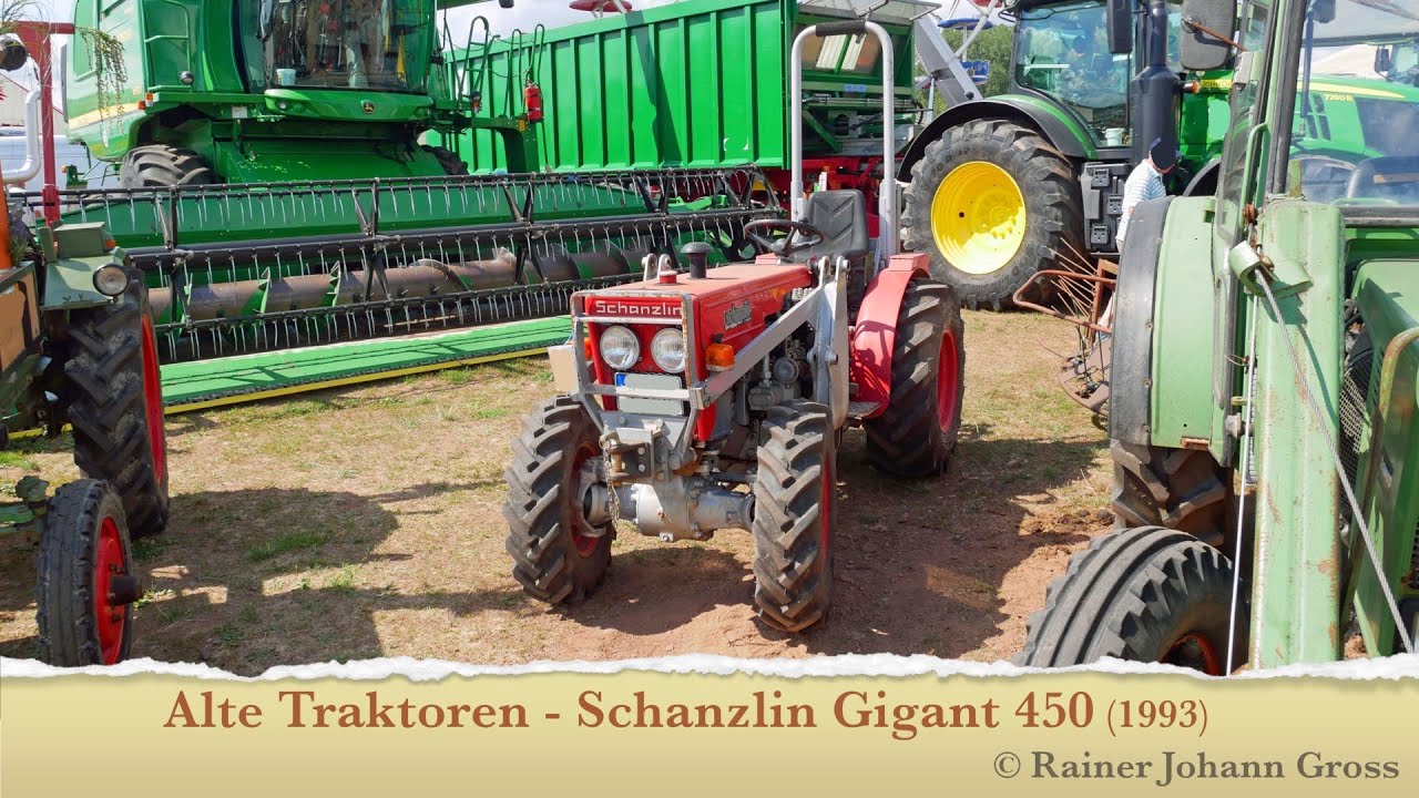 Alte Traktoren - Schanzlin Gigant 450 (1993)