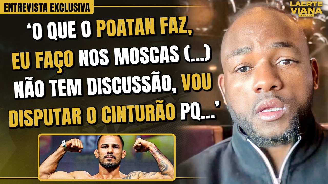 EXCLUSIVO! MANEL KAPE FAZ COMPARAÇÃO COM POATAN E REVELA BASTIDORES PARA DISPUTAR O CINTURÃO DO UFC