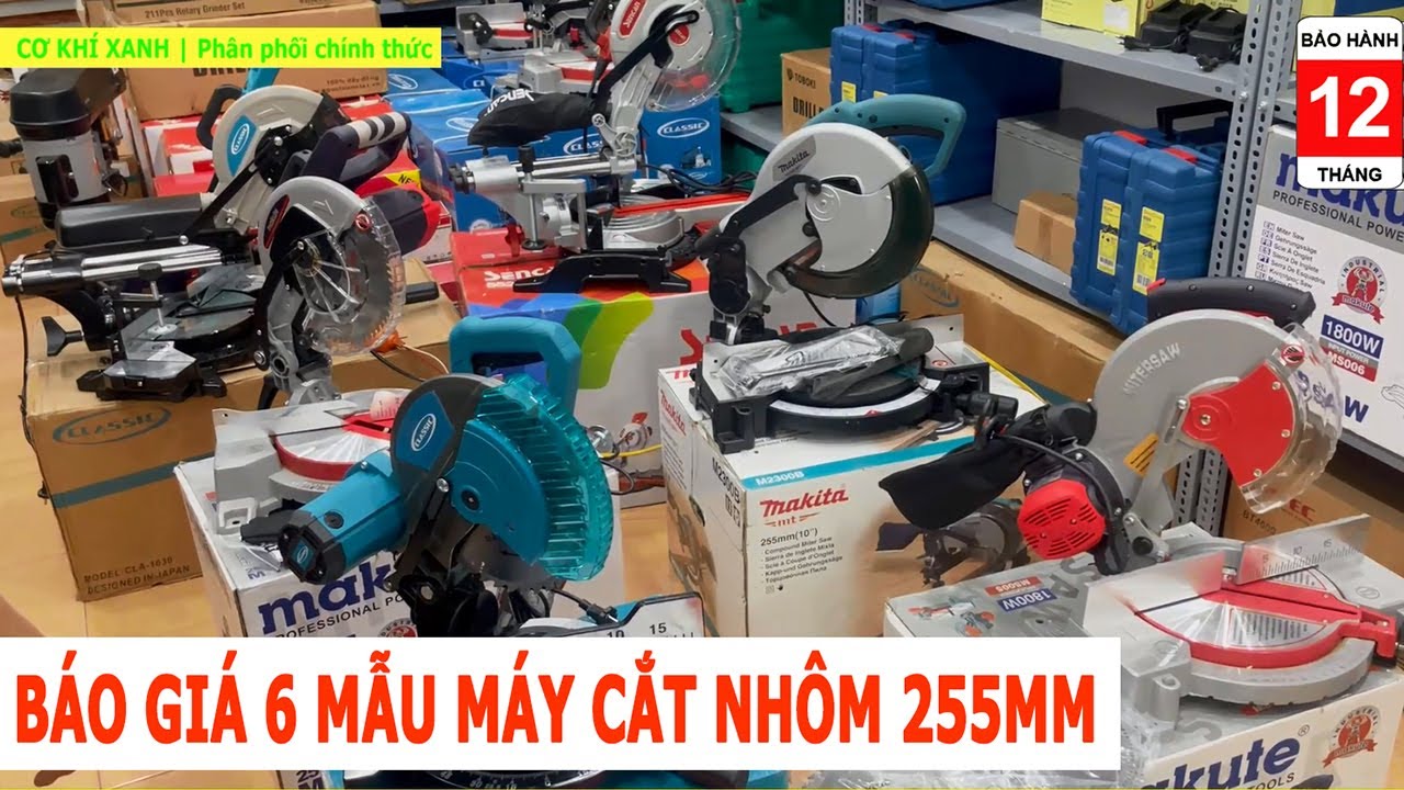BÁO GIÁ 6 MÁY CẮT NHÔM 255MM HIỆN NAY