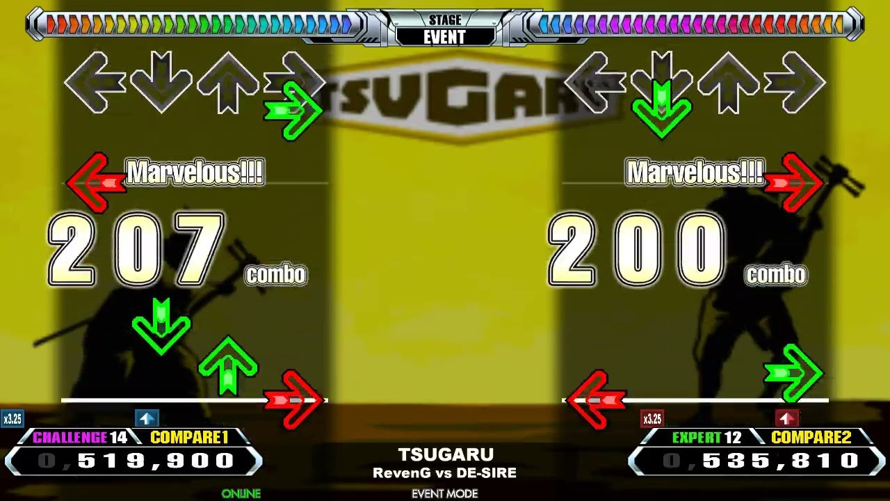 [DDR] Tsugaru [PERSONAL EDIT/EXPERT] Comparison