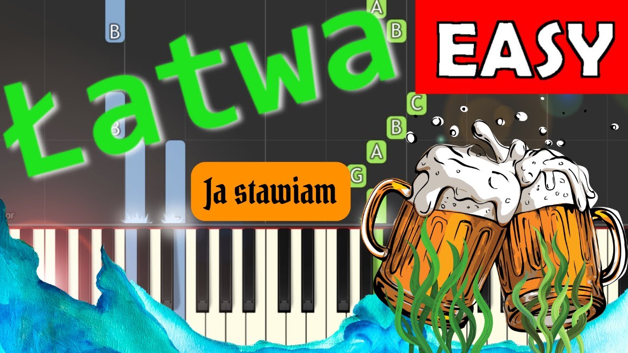 🎹 Ja stawiam - Piano Tutorial (łatwa wersja) 🎵 NUTY W OPISIE 🎼
