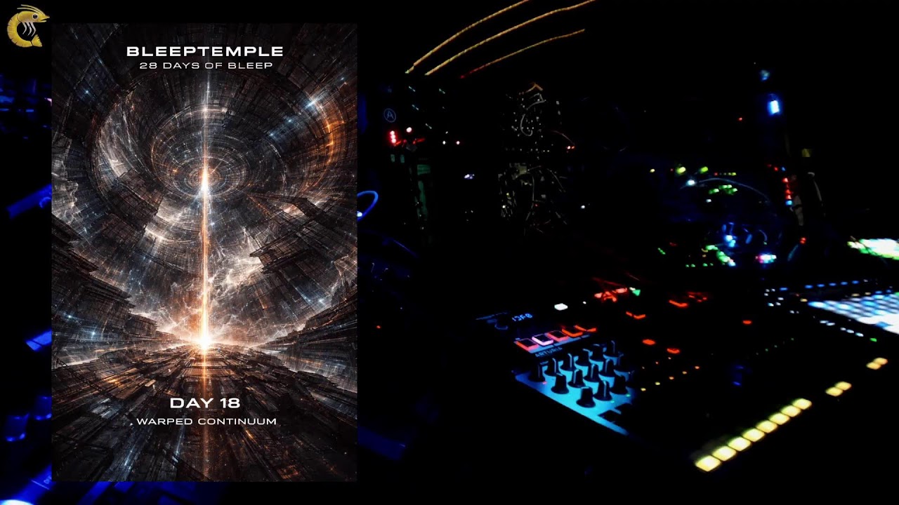 28 Days of Bleep - Day 18 - Birthday stream - Live Hypnotic Techno - Improvised - Modular