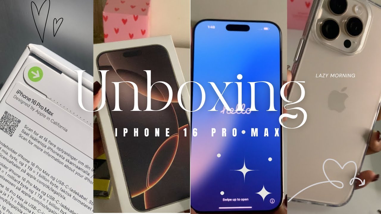 iPhone 16 Pro Max unboxing (desert titanium) + accessories 🤎 setup