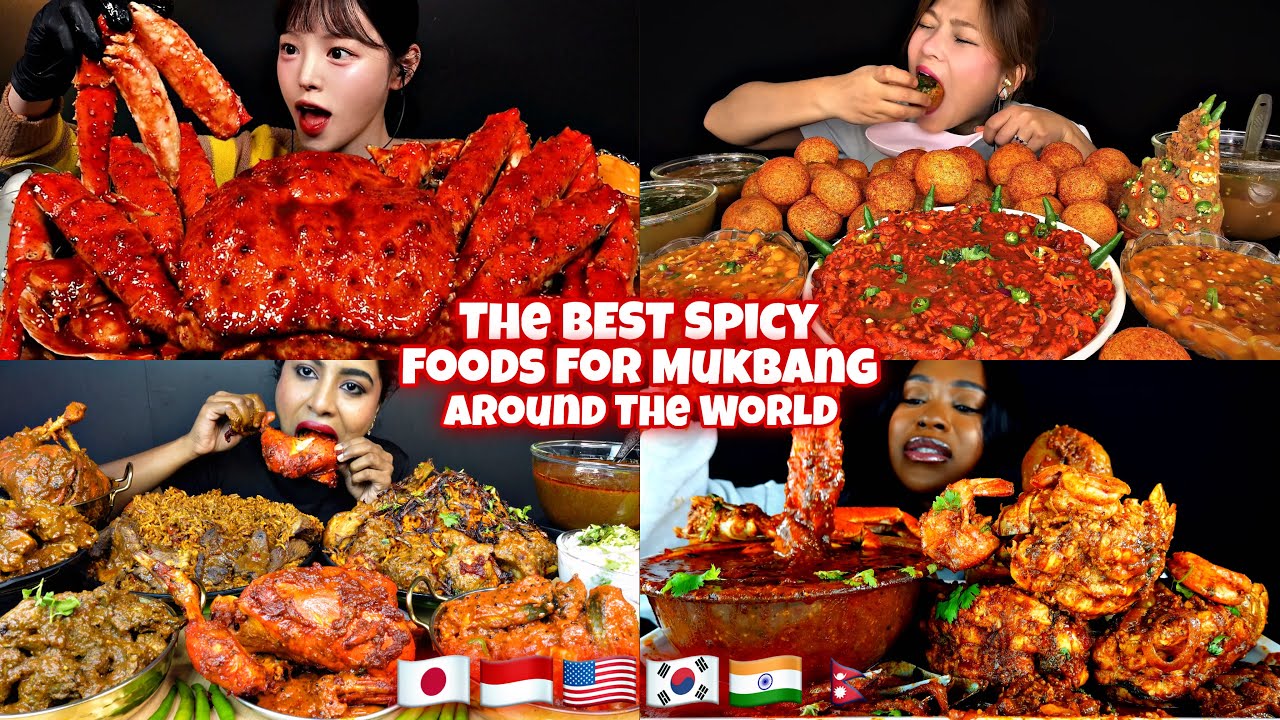 Mukbangers Around The World Eating The Best Spicy Foods! 🔥🌶️🥵