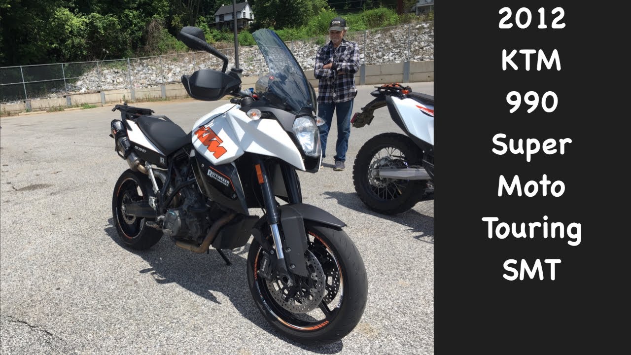 Amazing!!! First Ride 2012 KTM 990 SMT Super Moto Touring Not a Duke POV