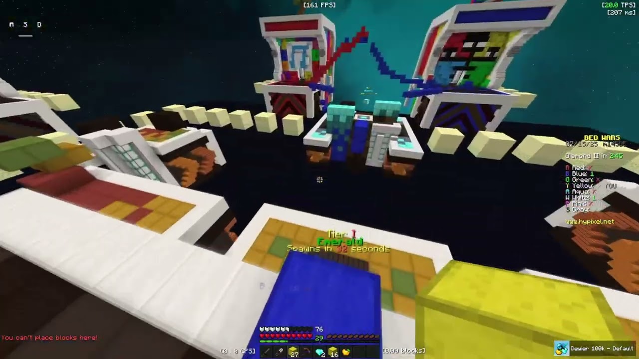 Destroying sweats in Hypixel Bedwars