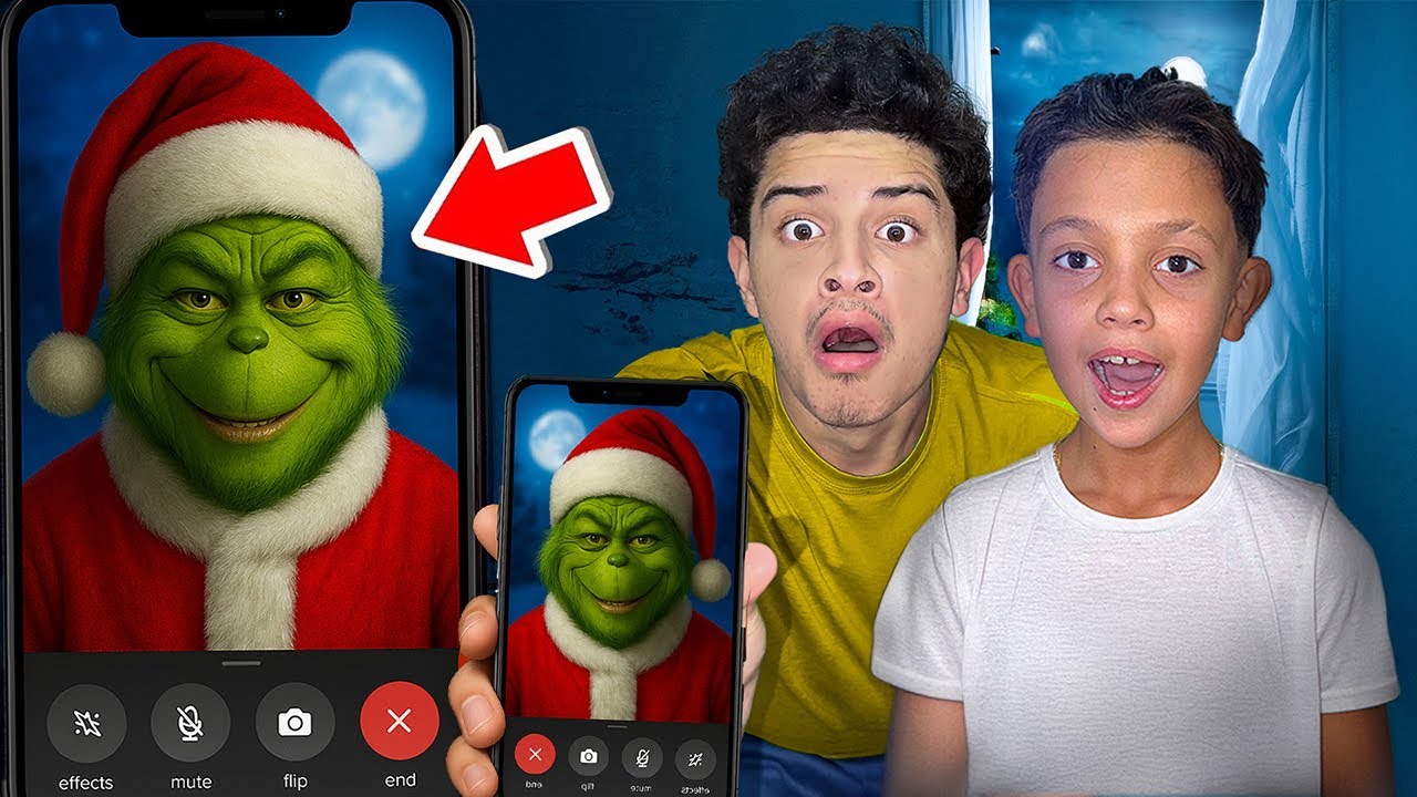 НЕ звоните Гринчу по FaceTime в 3 часа ночи (СТРАШНО 😱)