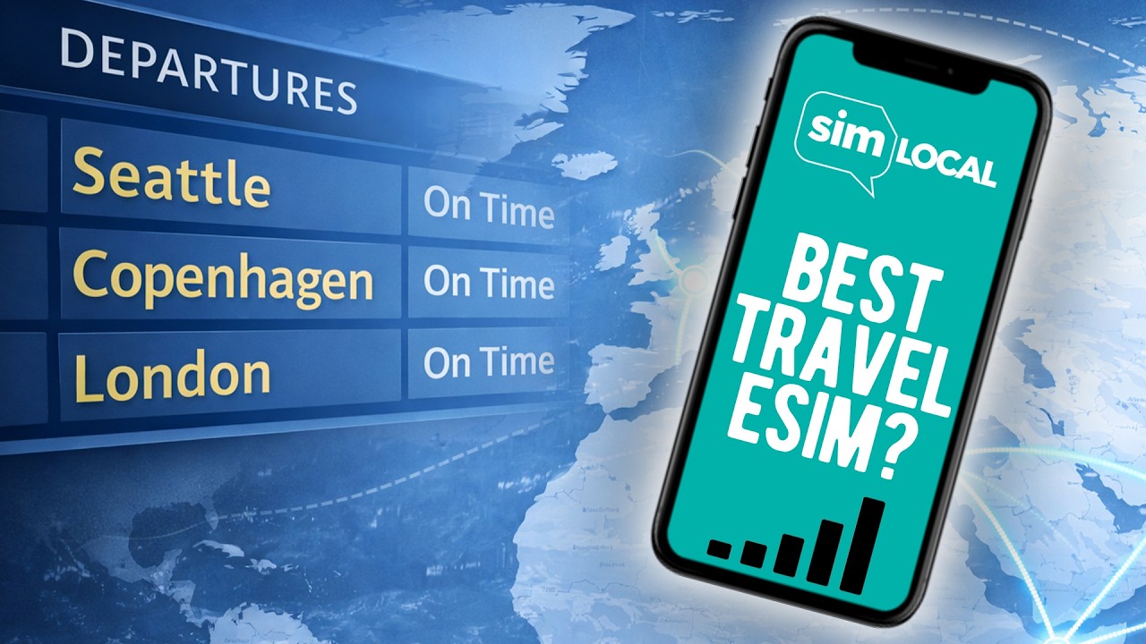 Это ЛУЧШАЯ eSIM для путешествий? | Обзор eSIM от SimLocal