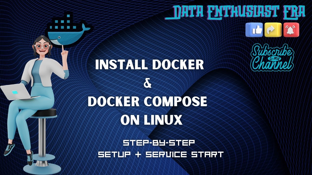 Install Docker & Docker Compose on Linux | Start Docker Service Step-by-Step