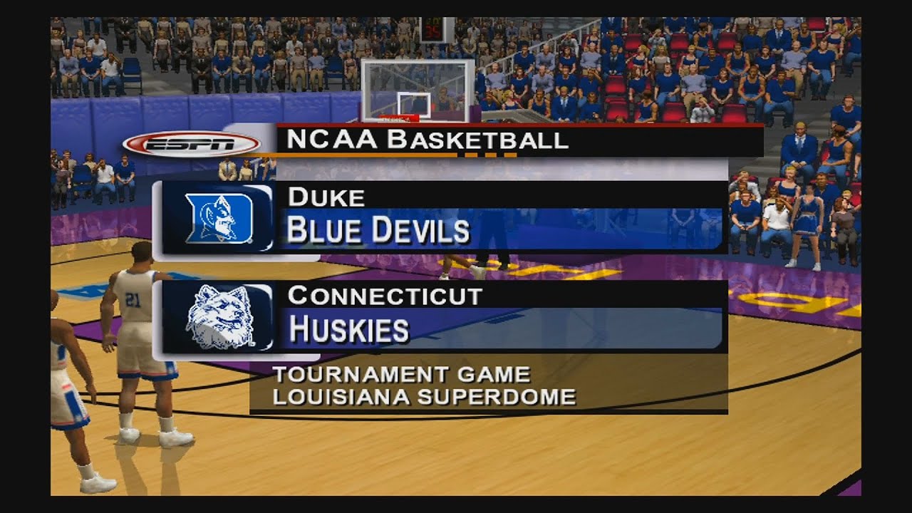 NCAA College Basketball 2K3 - Duke vs UConn National Championship