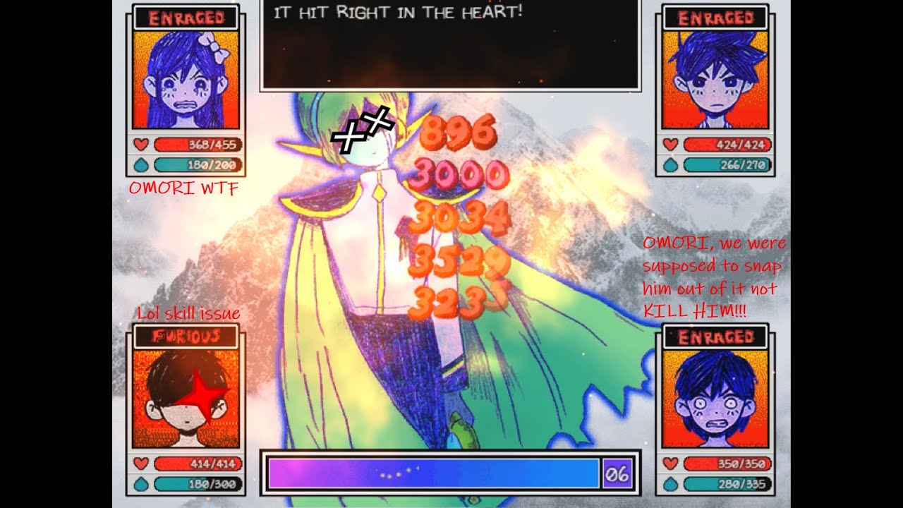 Doing over 10K damage with an OMORI NUKE!!!